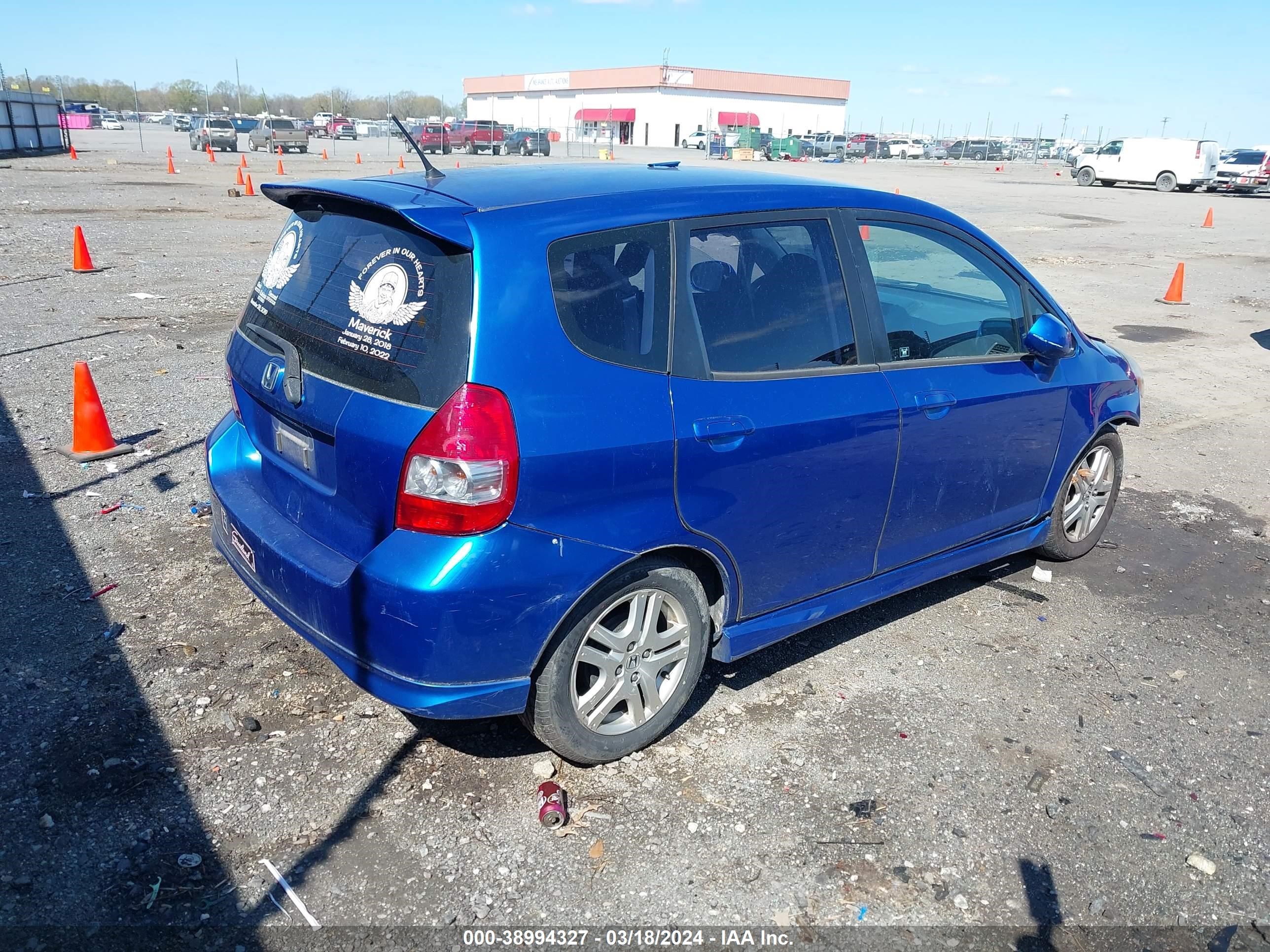 Photo 3 VIN: JHMGD38637S019507 - HONDA FIT 