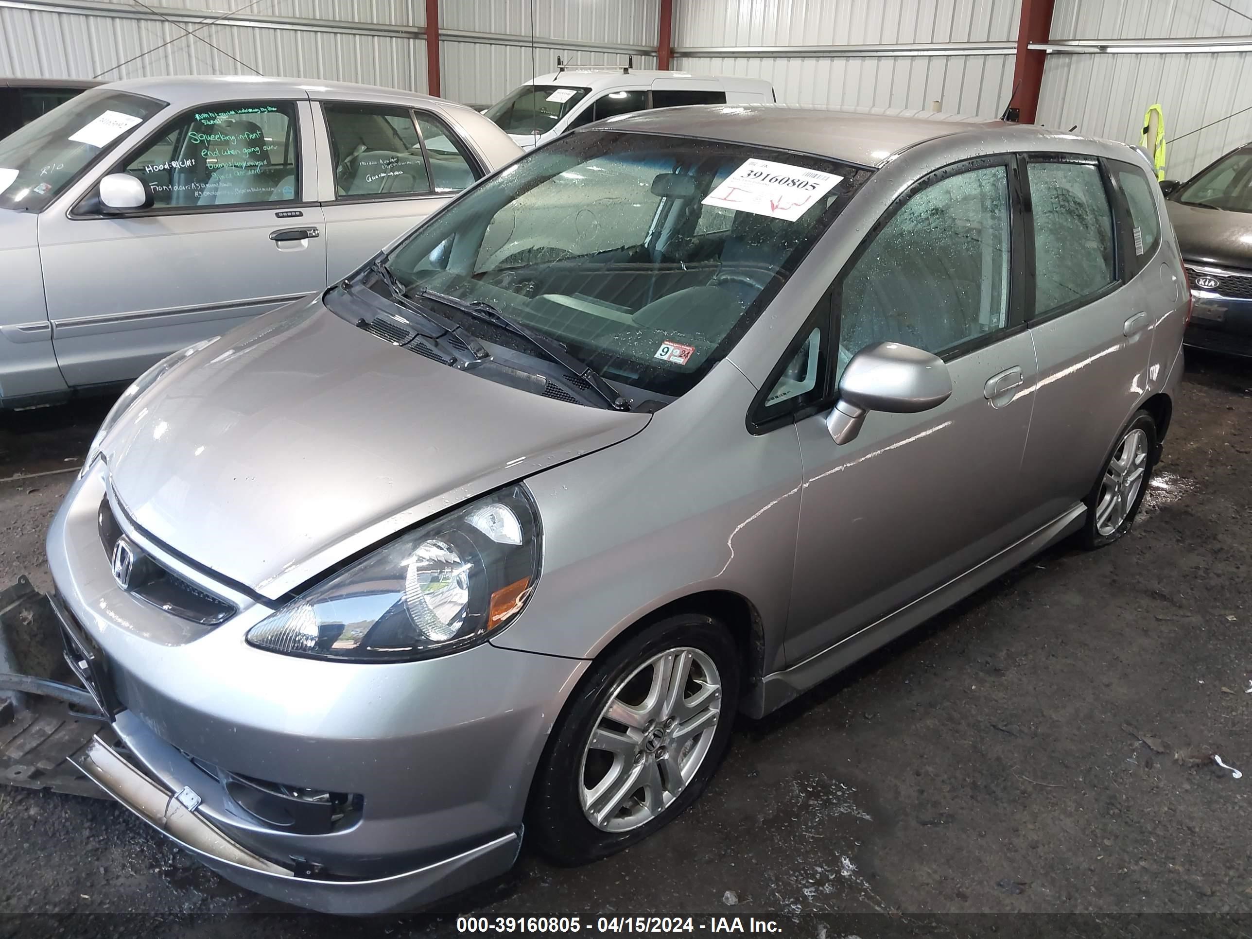 Photo 1 VIN: JHMGD38647S018933 - HONDA FIT 