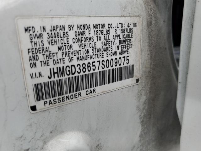 Photo 11 VIN: JHMGD38657S009075 - HONDA FIT S 