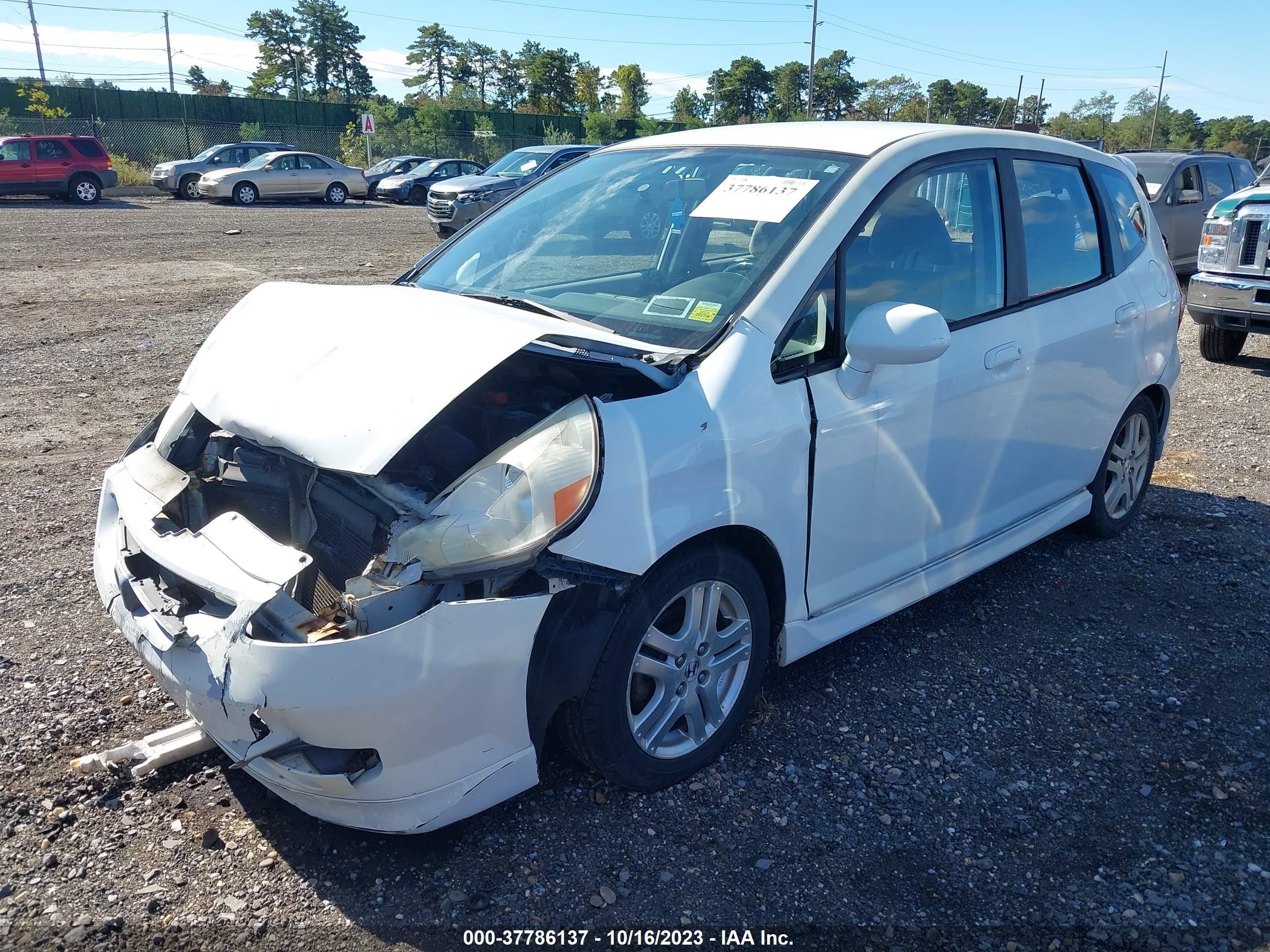 Photo 1 VIN: JHMGD38657S059989 - HONDA FIT 