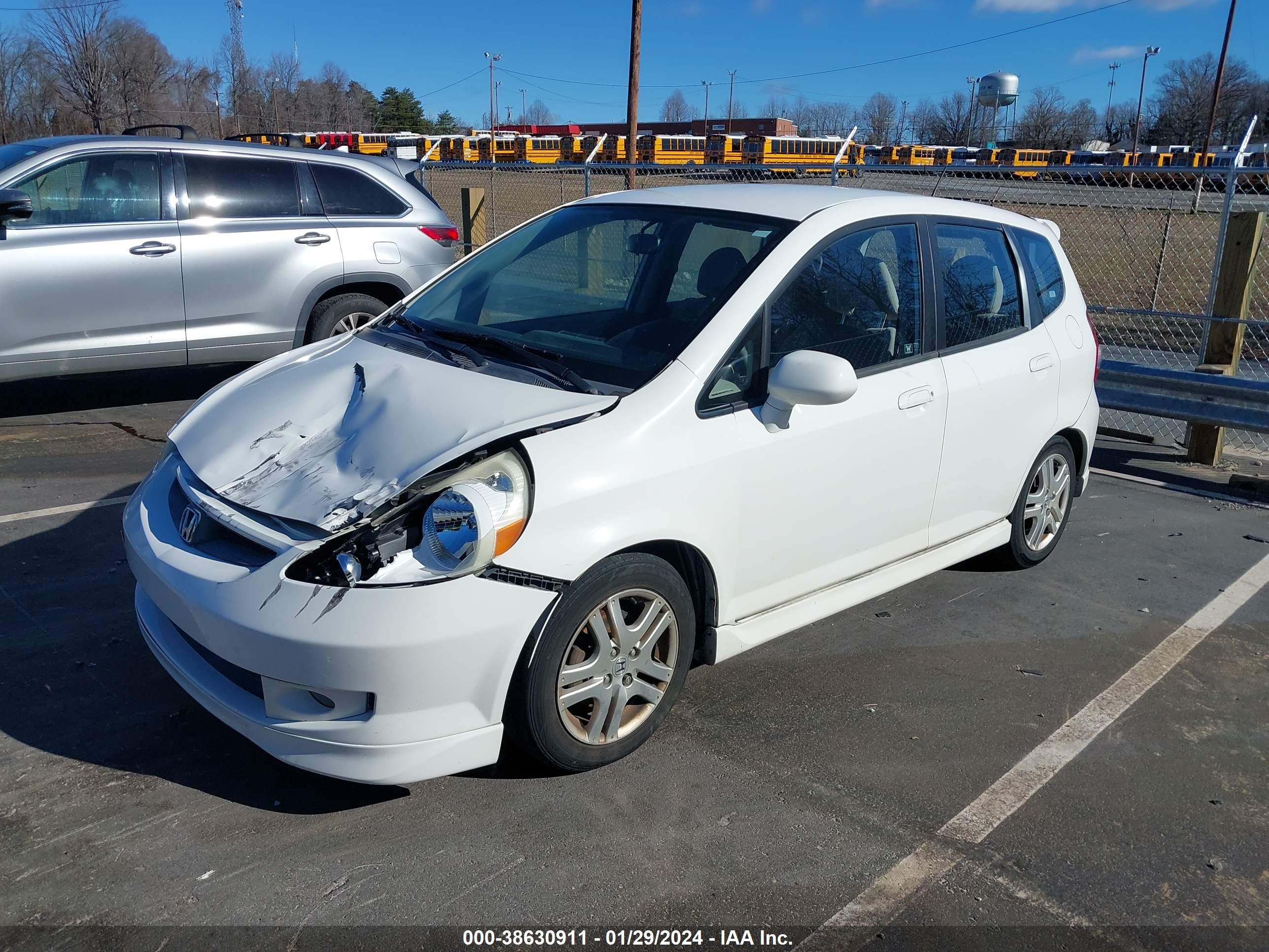 Photo 1 VIN: JHMGD38667S007741 - HONDA FIT 