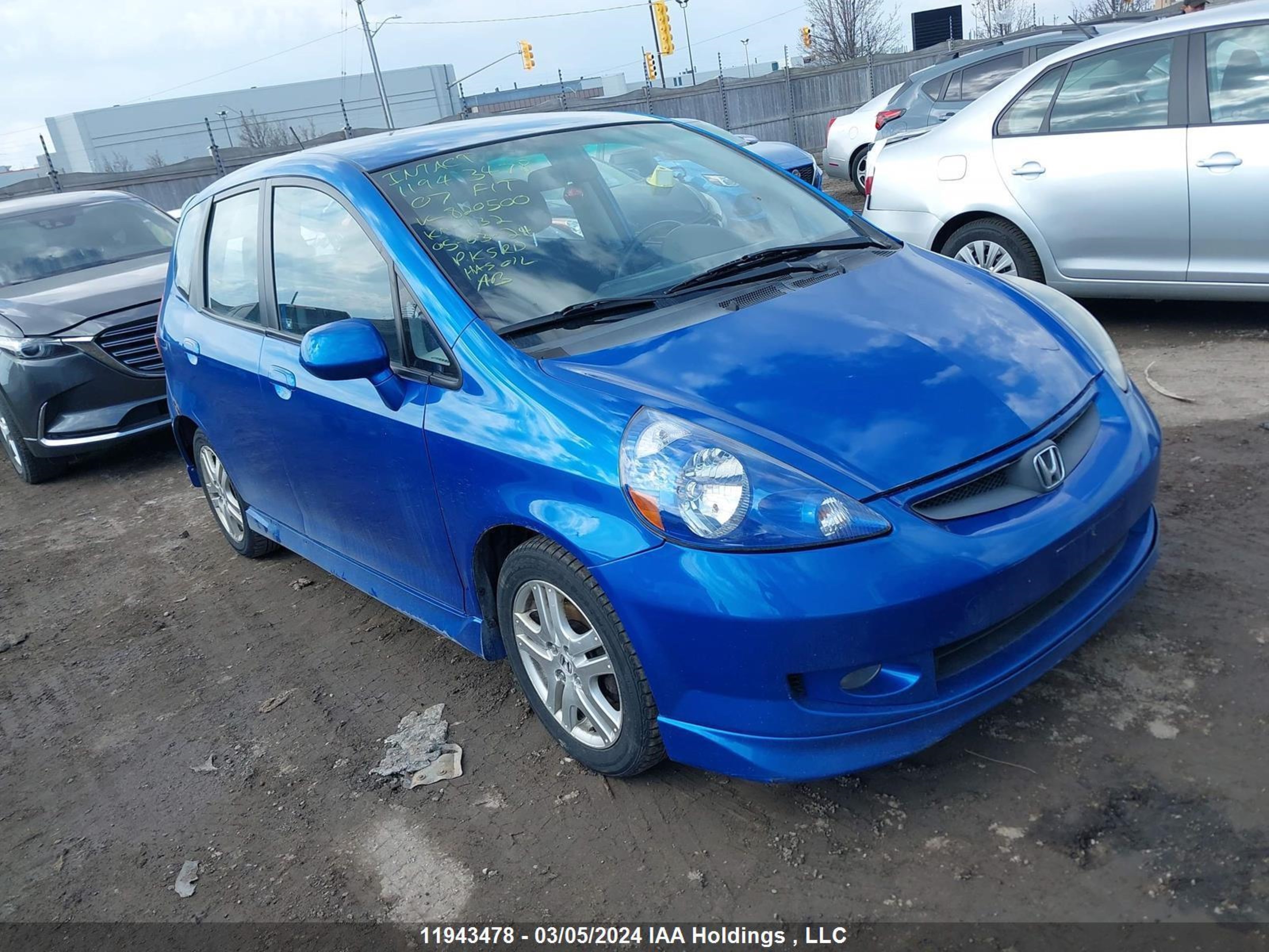 Photo 0 VIN: JHMGD38667S820500 - HONDA FIT 