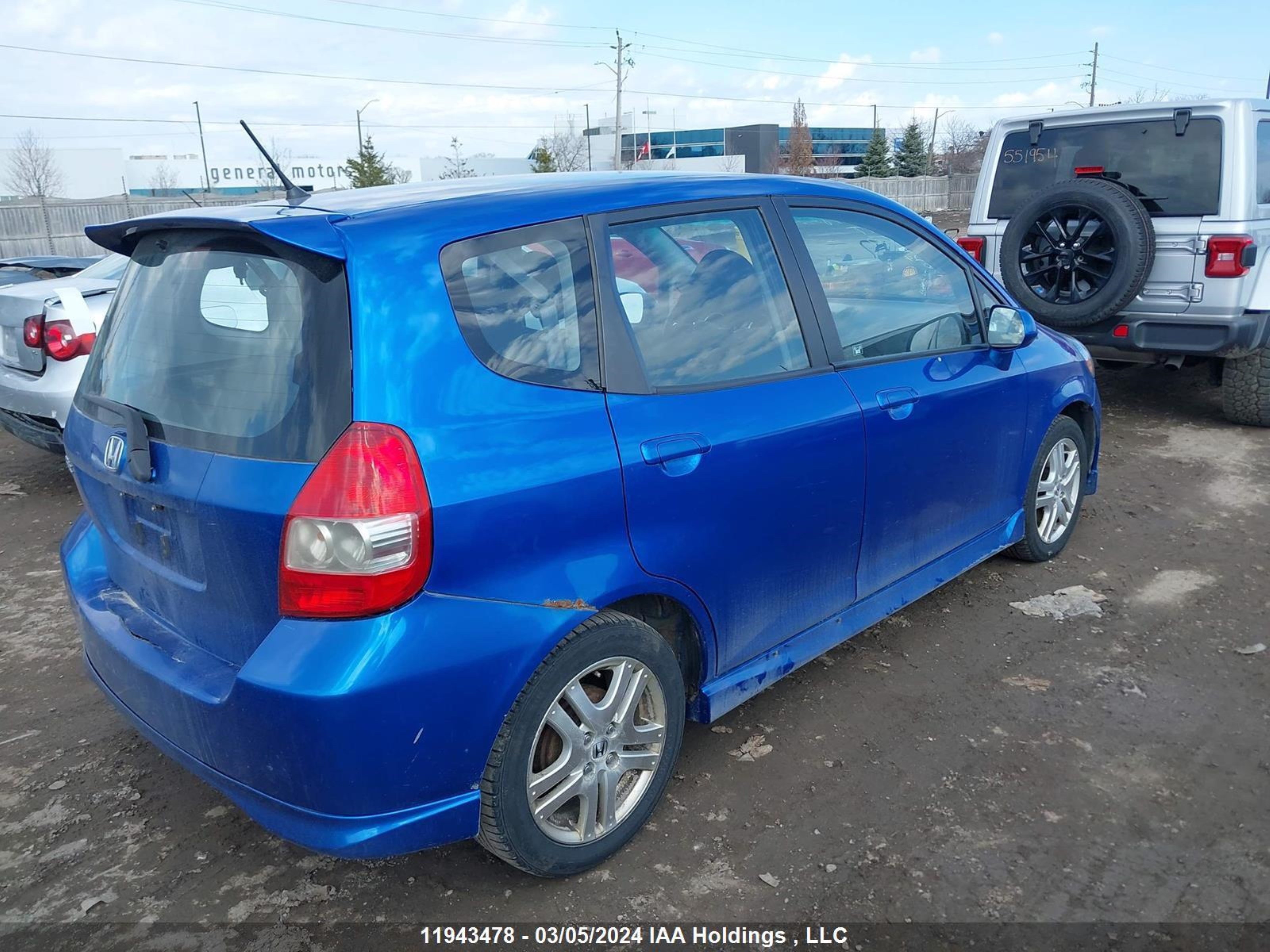 Photo 3 VIN: JHMGD38667S820500 - HONDA FIT 