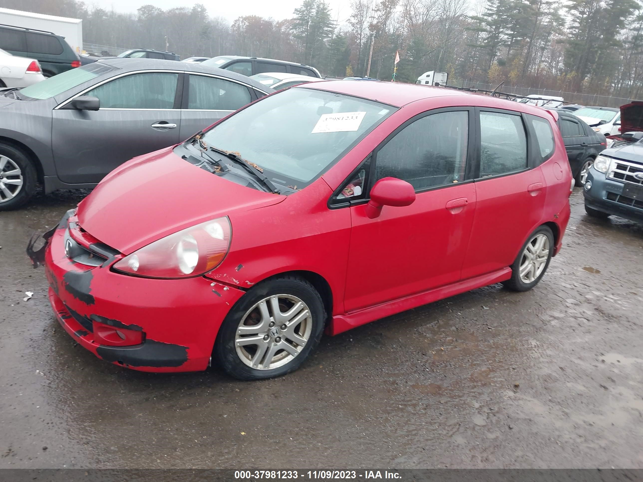 Photo 1 VIN: JHMGD38677S015718 - HONDA FIT 