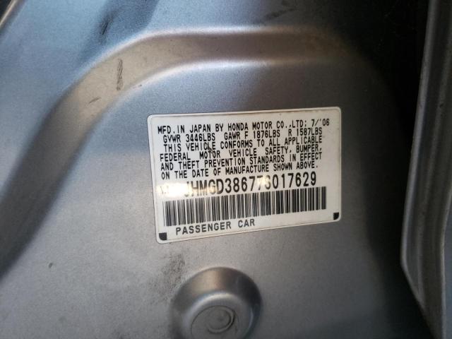 Photo 9 VIN: JHMGD38677S017629 - HONDA FIT S 