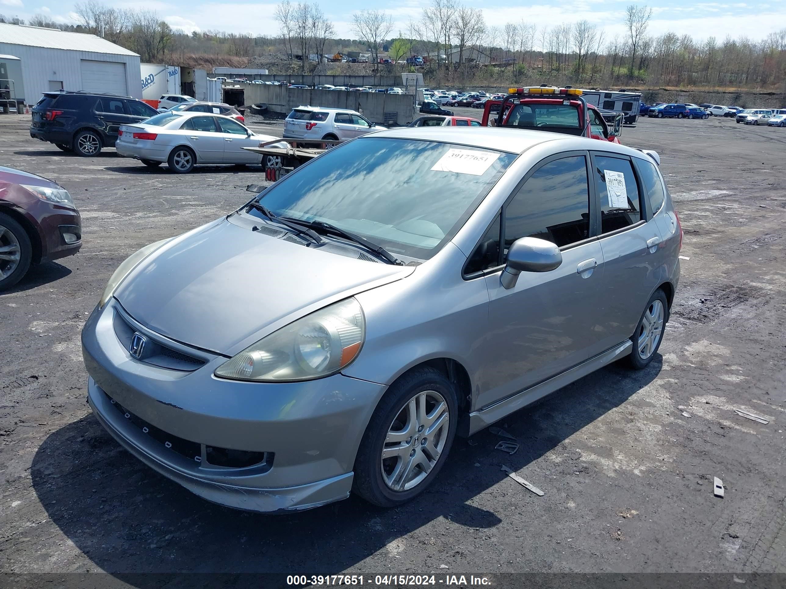 Photo 1 VIN: JHMGD38677S037105 - HONDA FIT 