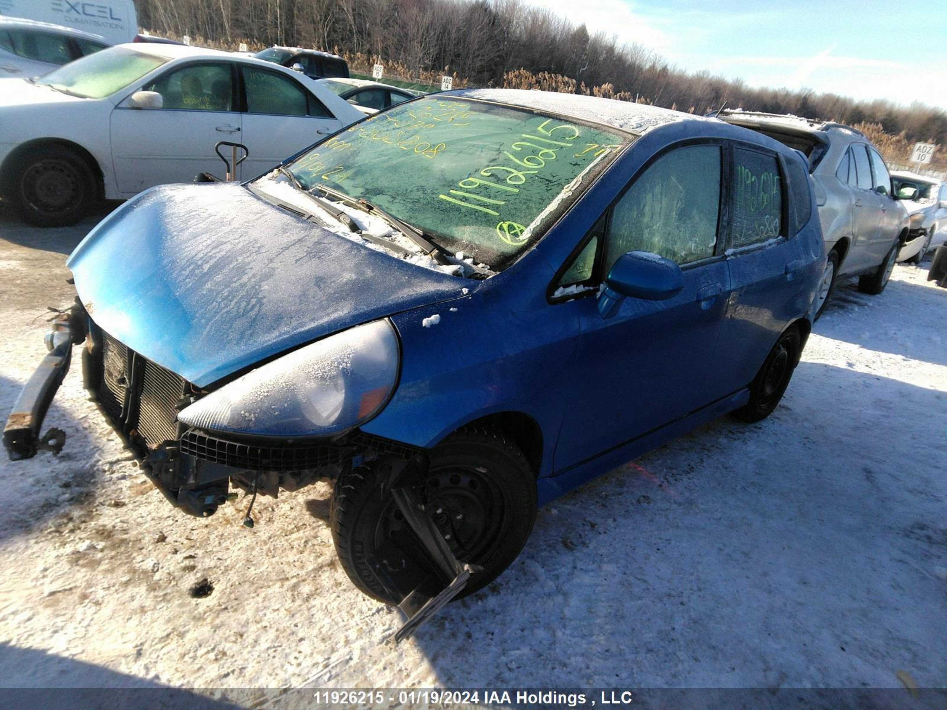 Photo 1 VIN: JHMGD38677S808808 - HONDA FIT 