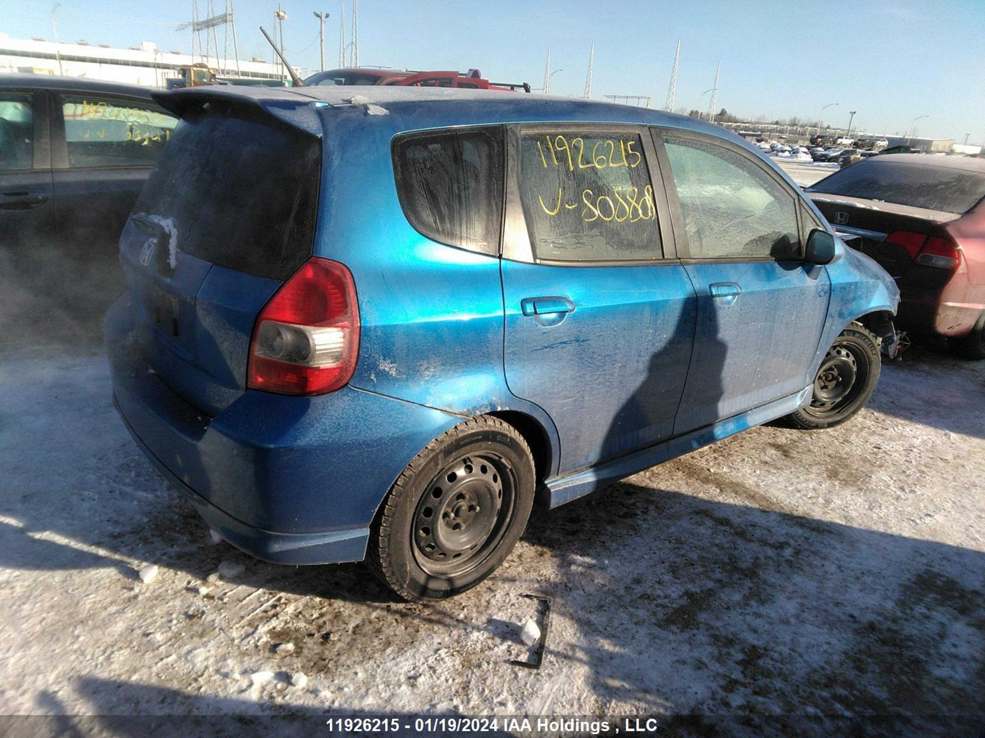 Photo 3 VIN: JHMGD38677S808808 - HONDA FIT 