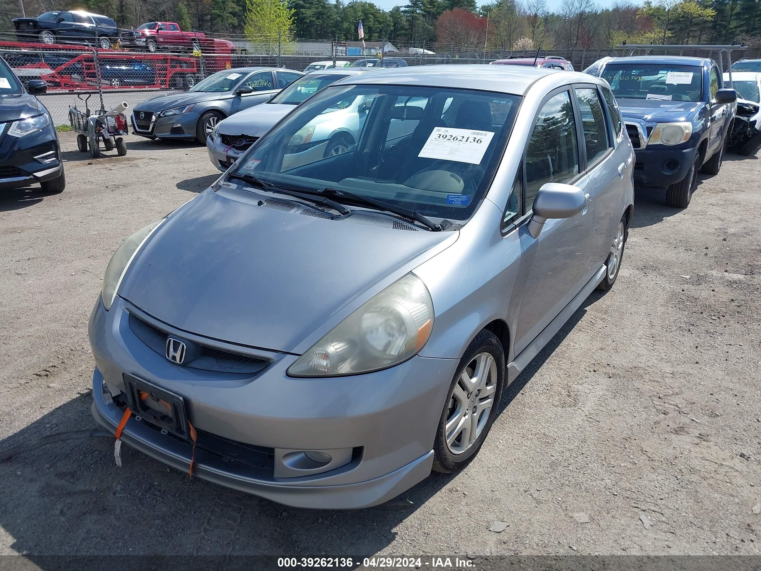 Photo 1 VIN: JHMGD38678S005708 - HONDA FIT 