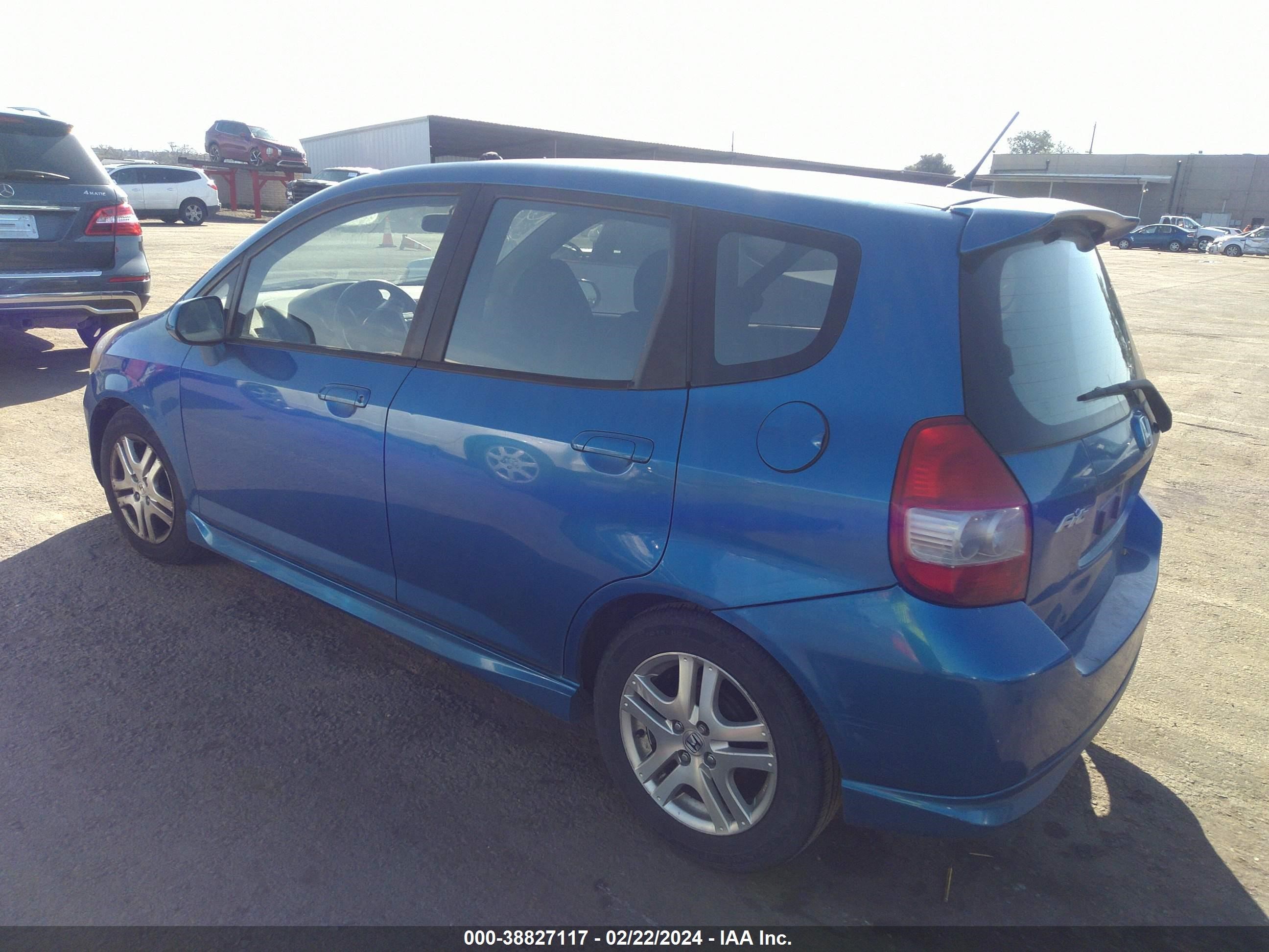 Photo 2 VIN: JHMGD38687S055709 - HONDA FIT 