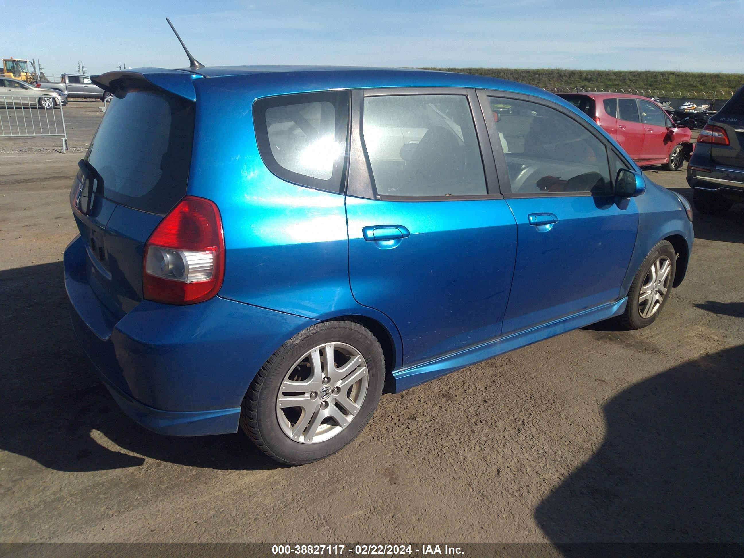 Photo 3 VIN: JHMGD38687S055709 - HONDA FIT 