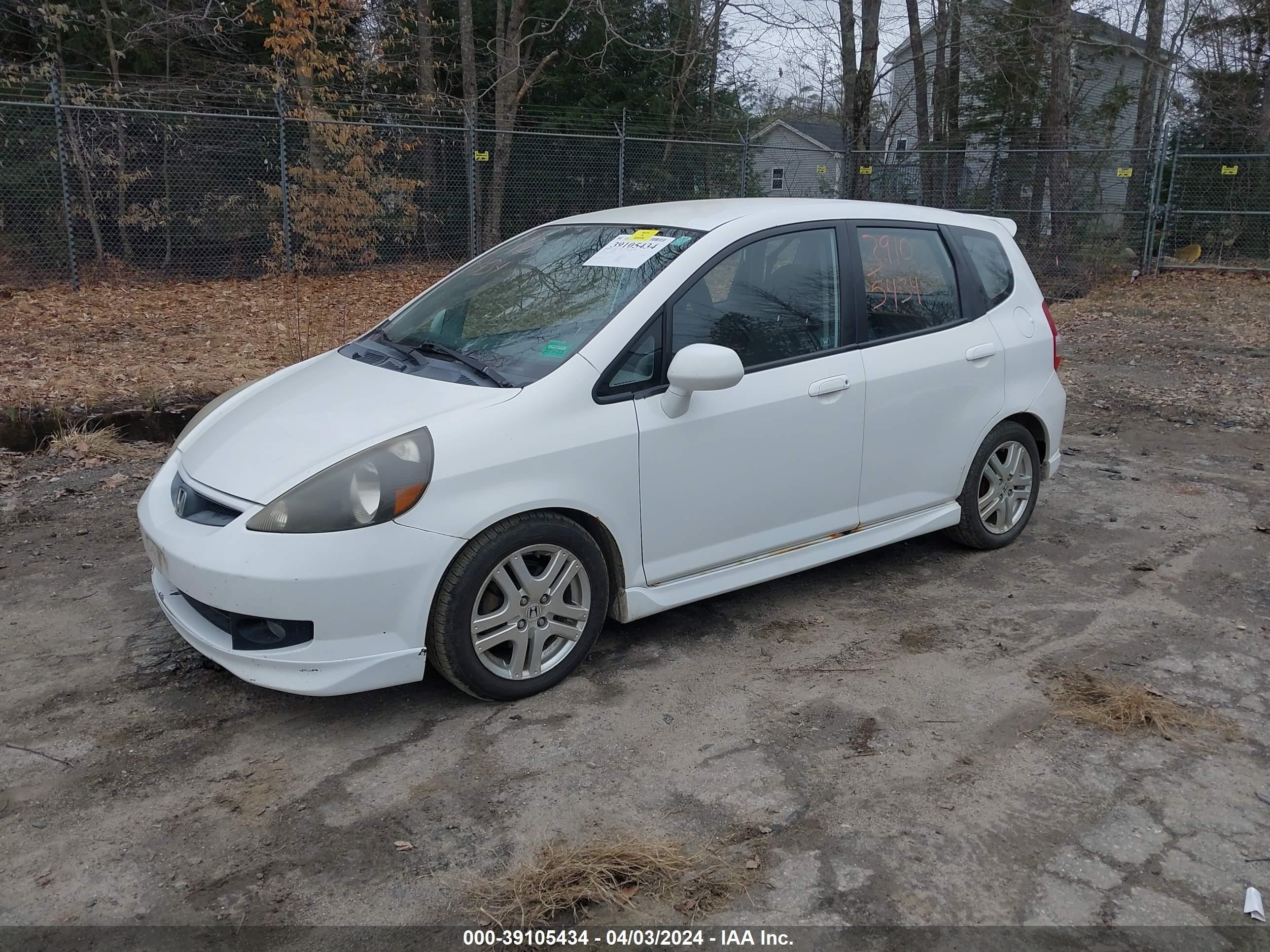 Photo 1 VIN: JHMGD38687S066211 - HONDA FIT 