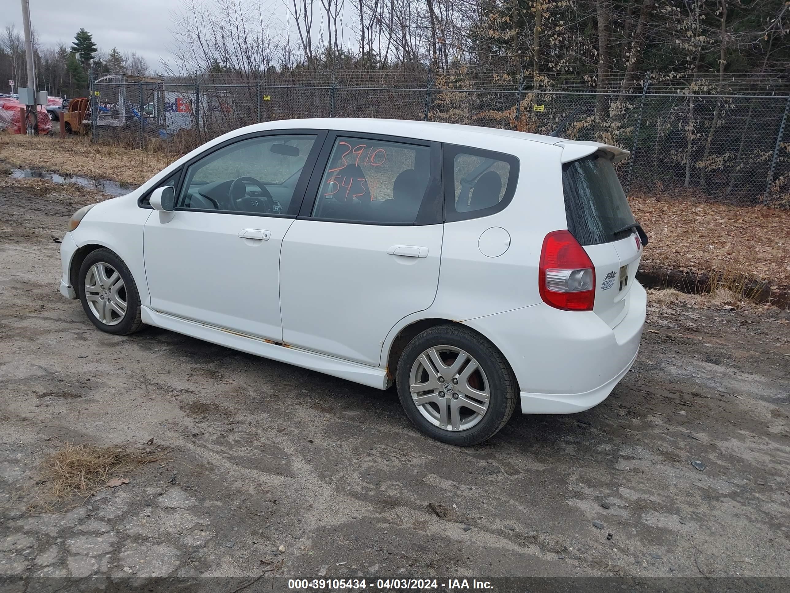 Photo 2 VIN: JHMGD38687S066211 - HONDA FIT 