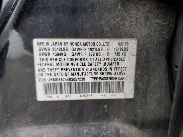 Photo 11 VIN: JHMGE87449S057230 - HONDA FIT SPORT 