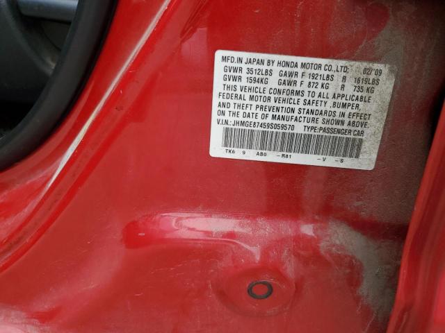 Photo 11 VIN: JHMGE87459S059570 - HONDA FIT SPORT 