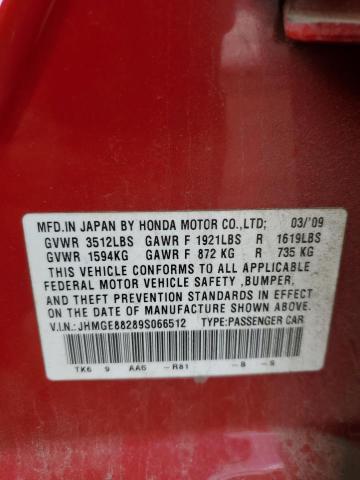 Photo 11 VIN: JHMGE88289S066512 - HONDA FIT 