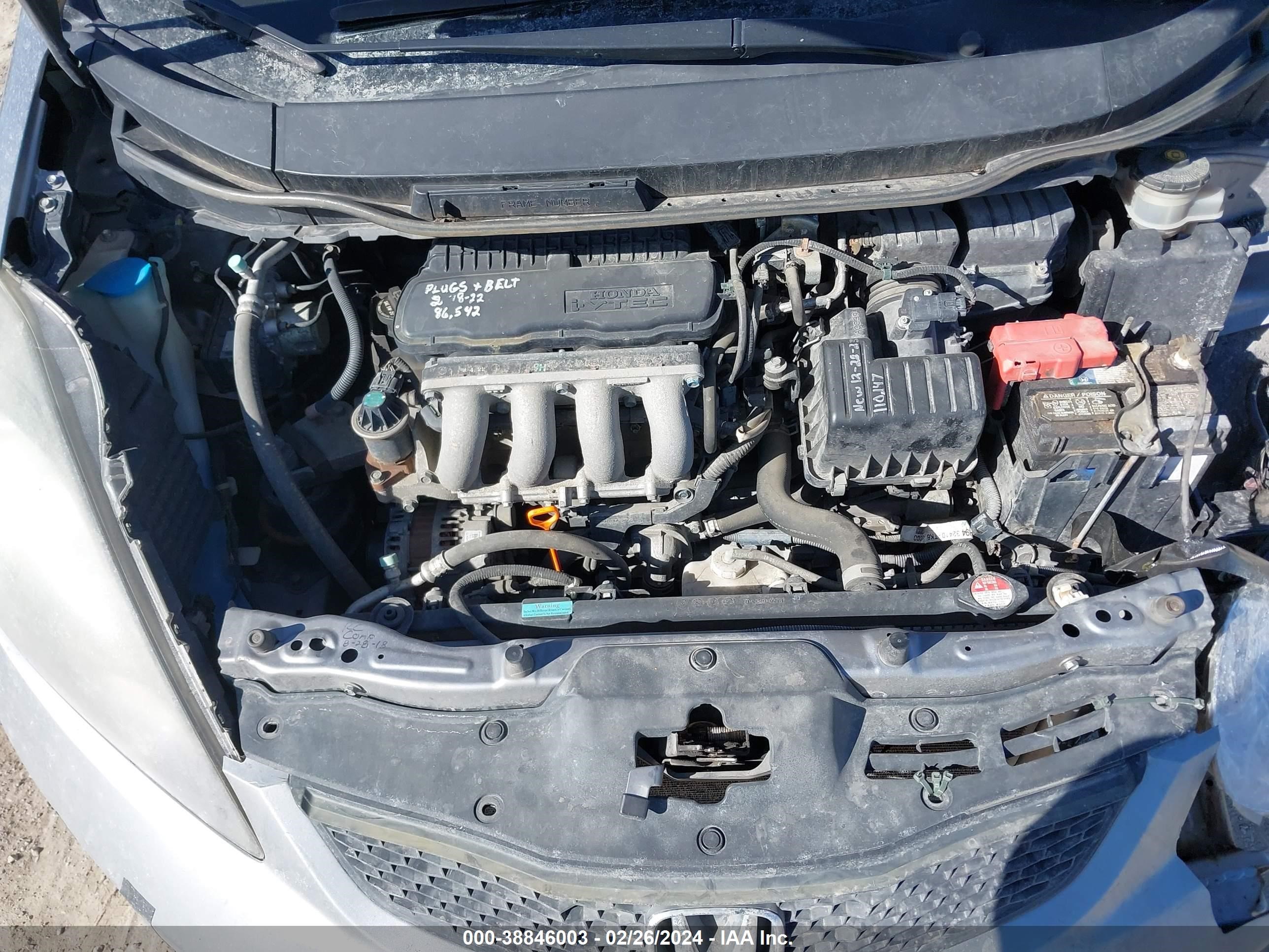 Photo 9 VIN: JHMGE882X9S073512 - HONDA FIT 