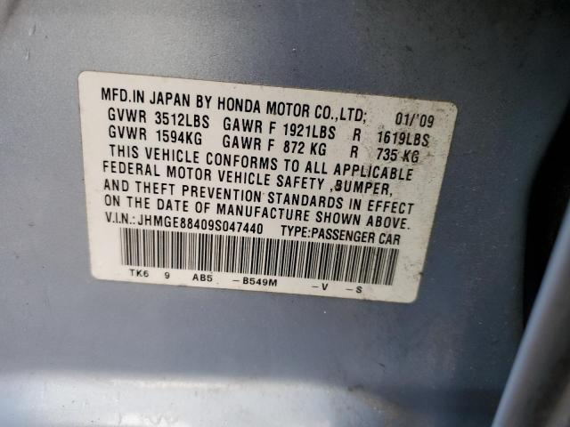 Photo 11 VIN: JHMGE88409S047440 - HONDA FIT SPORT 