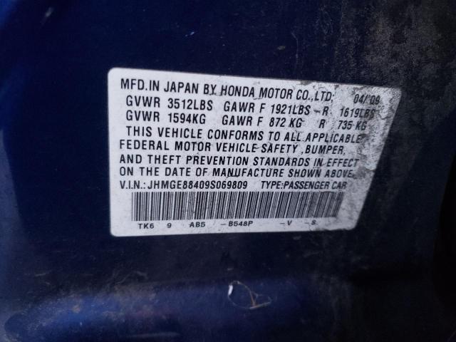 Photo 12 VIN: JHMGE88409S069809 - HONDA FIT 