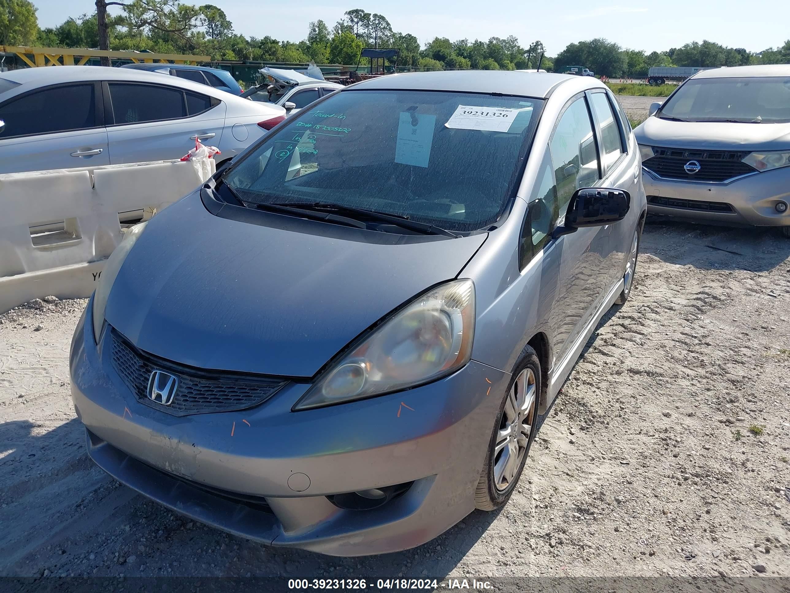 Photo 1 VIN: JHMGE88409S073827 - HONDA FIT 