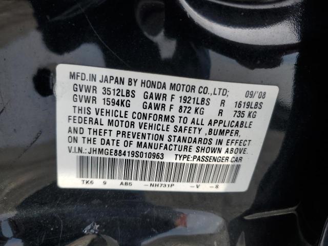 Photo 11 VIN: JHMGE88419S010963 - HONDA FIT 