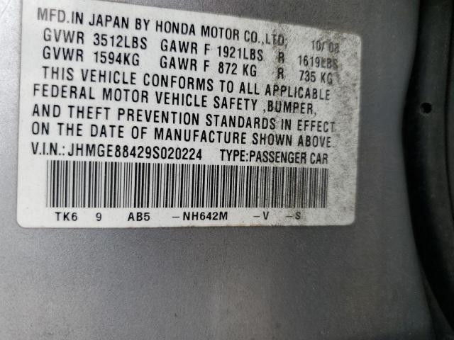 Photo 11 VIN: JHMGE88429S020224 - HONDA FIT SPORT 