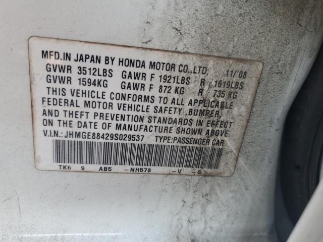 Photo 11 VIN: JHMGE88429S029537 - HONDA FIT SPORT 