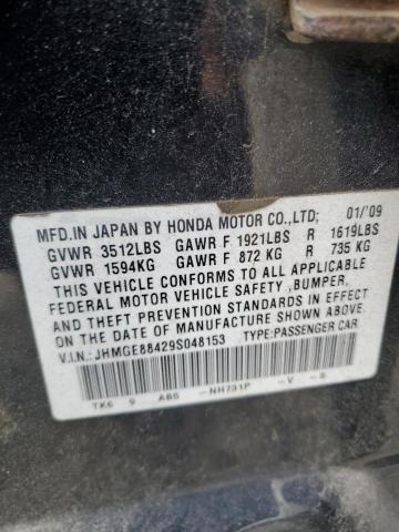 Photo 12 VIN: JHMGE88429S048153 - HONDA FIT SPORT 