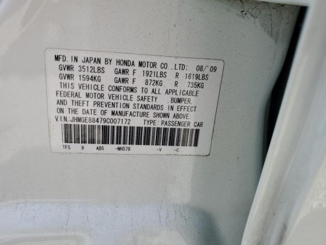 Photo 11 VIN: JHMGE88479C007172 - HONDA FIT 