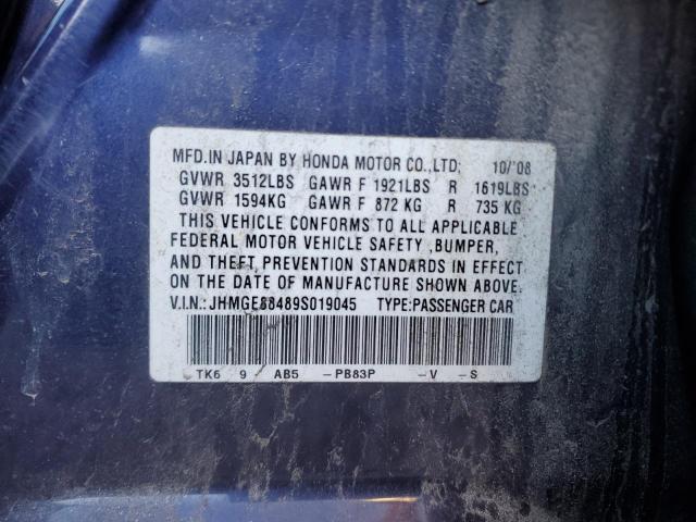 Photo 11 VIN: JHMGE88489S019045 - HONDA FIT 