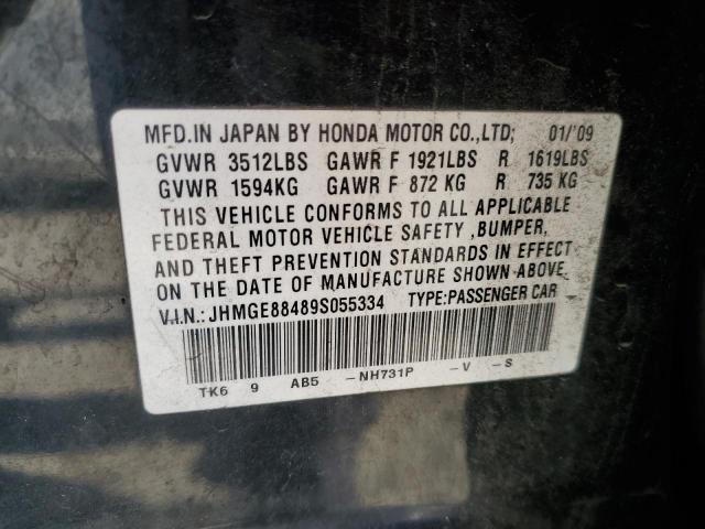 Photo 11 VIN: JHMGE88489S055334 - HONDA FIT 