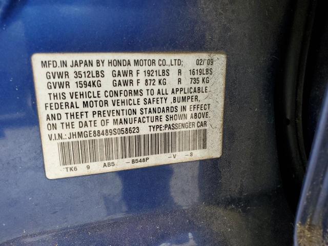 Photo 11 VIN: JHMGE88489S058623 - HONDA FIT SPORT 