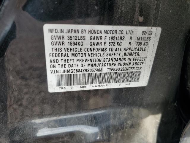 Photo 12 VIN: JHMGE884X9S057408 - HONDA FIT 