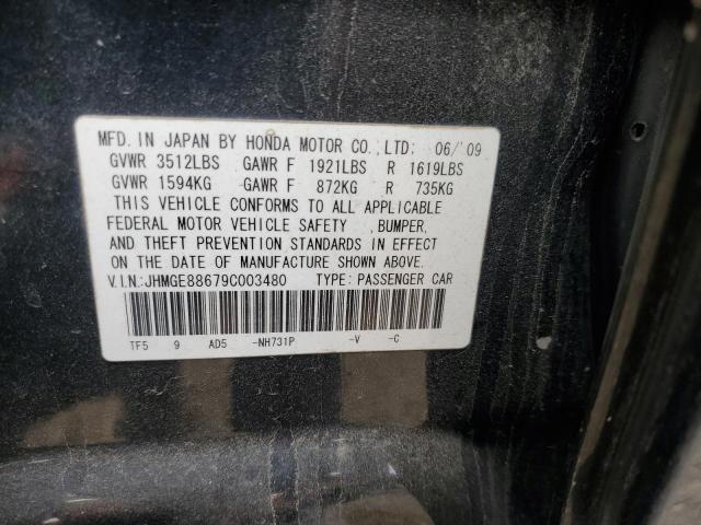 Photo 12 VIN: JHMGE88679C003480 - HONDA FIT 