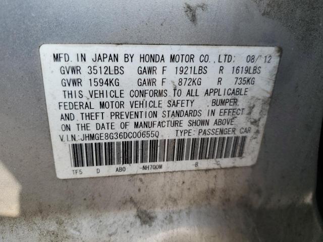 Photo 12 VIN: JHMGE8G36DC006550 - HONDA FIT 