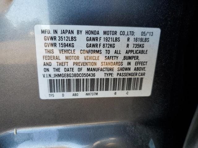 Photo 9 VIN: JHMGE8G38DC050436 - HONDA FIT 