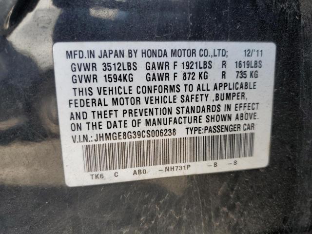 Photo 11 VIN: JHMGE8G39CS006238 - HONDA FIT 