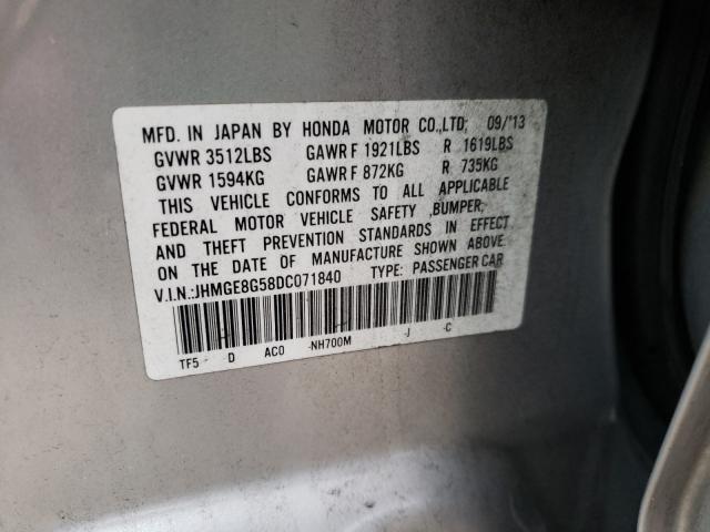 Photo 9 VIN: JHMGE8G58DC071840 - HONDA FIT SPORT 