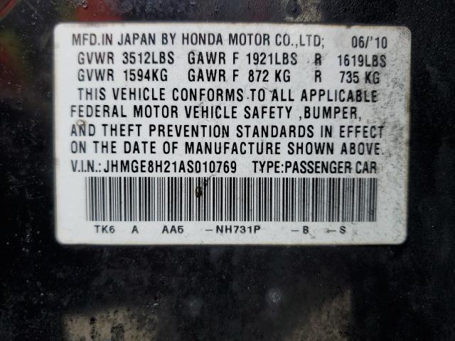 Photo 11 VIN: JHMGE8H21AS010769 - HONDA FIT 