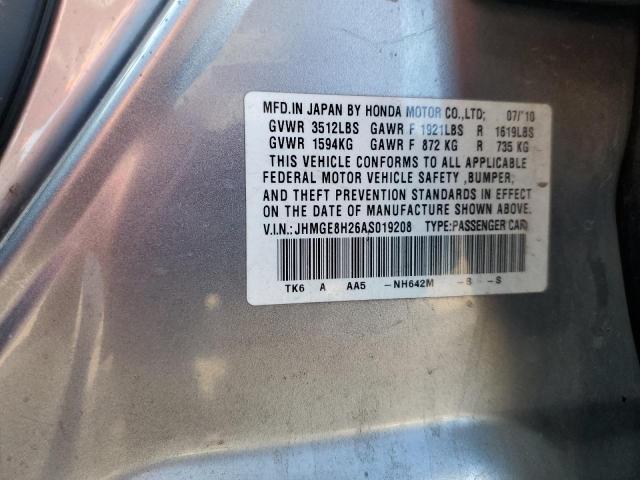 Photo 11 VIN: JHMGE8H26AS019208 - HONDA FIT 