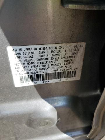 Photo 11 VIN: JHMGE8H28AC022217 - HONDA FIT 