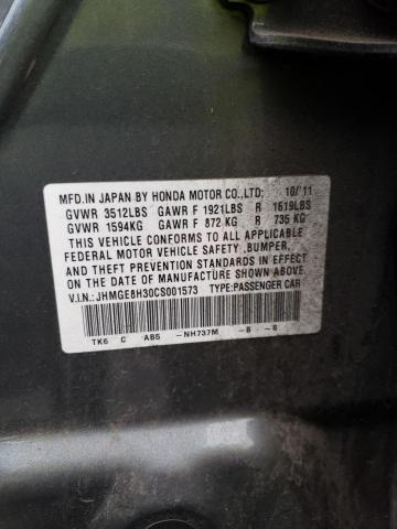 Photo 11 VIN: JHMGE8H30CS001573 - HONDA FIT 