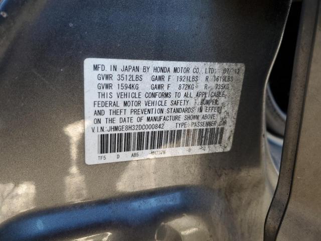 Photo 11 VIN: JHMGE8H32DC000842 - HONDA FIT 