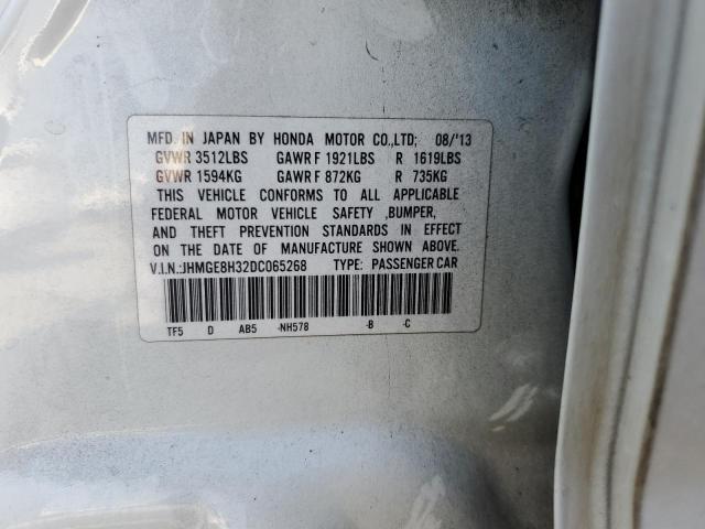 Photo 11 VIN: JHMGE8H32DC065268 - HONDA FIT 