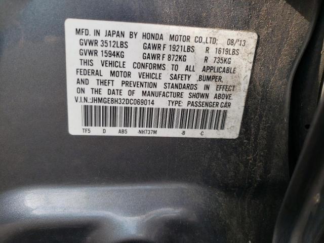 Photo 9 VIN: JHMGE8H32DC069014 - HONDA FIT 