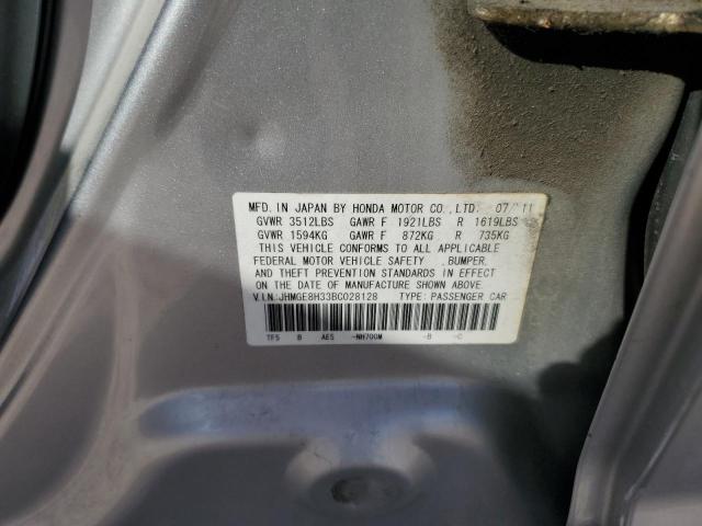 Photo 12 VIN: JHMGE8H33BC028128 - HONDA FIT 