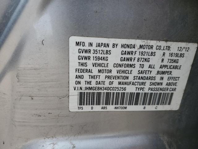 Photo 11 VIN: JHMGE8H34DC025256 - HONDA FIT 