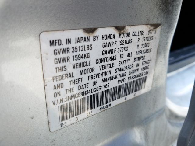 Photo 9 VIN: JHMGE8H34DC061769 - HONDA FIT 