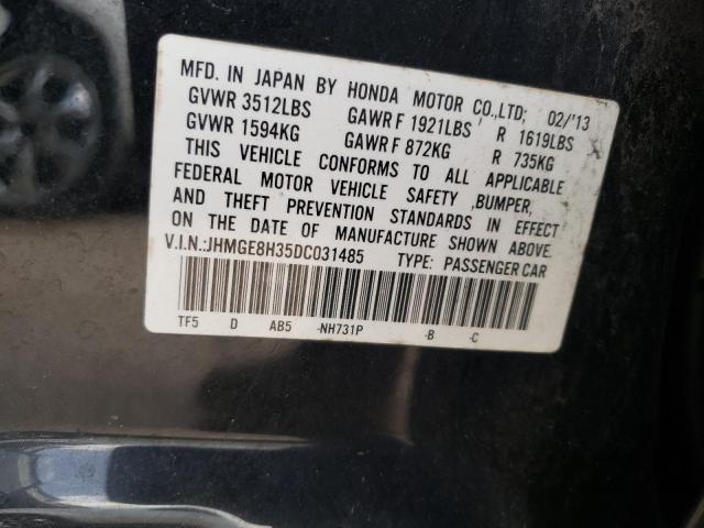 Photo 9 VIN: JHMGE8H35DC031485 - HONDA FIT 