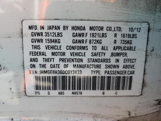 Photo 9 VIN: JHMGE8H36DC013433 - HONDA FIT 